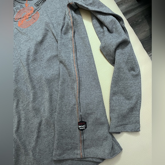 NWT - Desigual Men’s Graphic 3-Button Long Sleeve Henley Shirt - Size XL - Picture 5 of 10